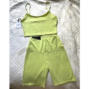 TNA Aritiza Biker Short and Tank Duo